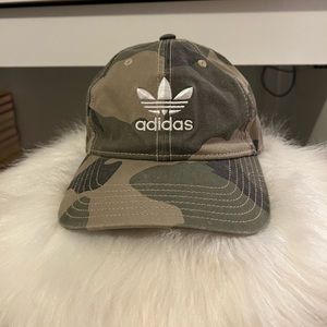 Adidas camo baseball hat